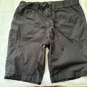 Men's Casual Drawstring Shorts - Black